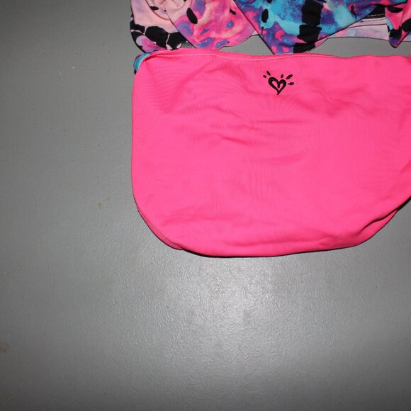 Multi Color 2 Pcs Justuice Bikini Swimsuit Size 12 - Picture 14 of 16
